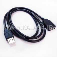 کابل 1 متر USB افزایشی EQUIPMENT مشکی / ضخیم و مقاوم / تمام مس / تک پک شرکتی / کیفیت بالا